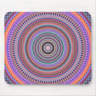 Mousepad designs de mandala coloridas