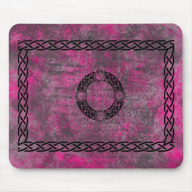 Mousepad Designs de nó irlandeses (Frente)