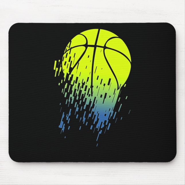 Mousepad Desintegrando o Gráfico de Urbyn Neon Green Bysket (Frente)