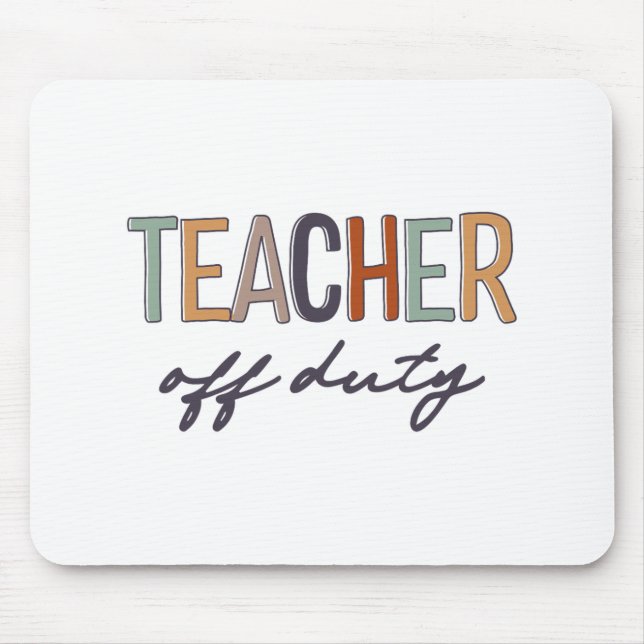 Mousepad Desligado No Dia Passado Da Escola (Frente)