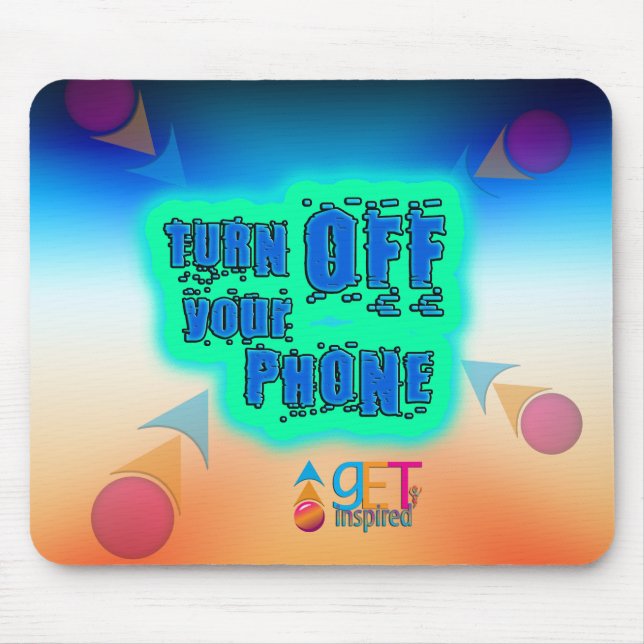 Mousepad Desligue o telefone (Frente)