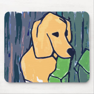 MOUSEPAD DESLIZADORES DO JARDIM DE LABRADOR RETRIEVER