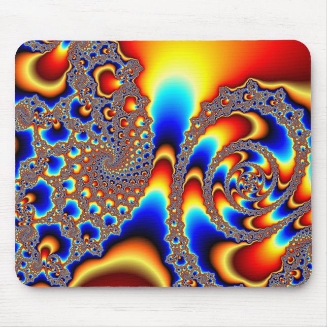 Mousepad Deslizando - Arte Fractal (Frente)