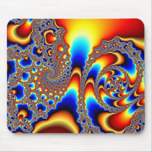 Mousepad Deslizando Através - Arte Fractal