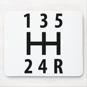 Mousepad deslocamento de engrenagem 5 do carro auto