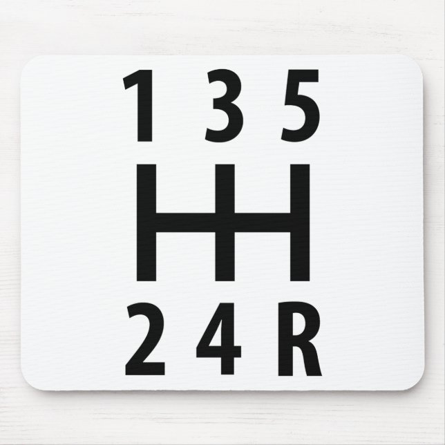 Mousepad deslocamento de engrenagem 5 do carro auto (Frente)