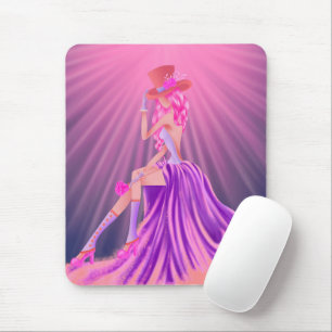Mousepad Deslumbrante Rainha de Baile de Estilo Steampunk G