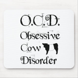 Mousepad Desordem obsessiva cómico engraçada Belties da