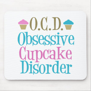 Mousepad Desordem obsessiva do cupcake