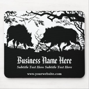 Mousepad Desportista customizável do Outdoorsman do javali