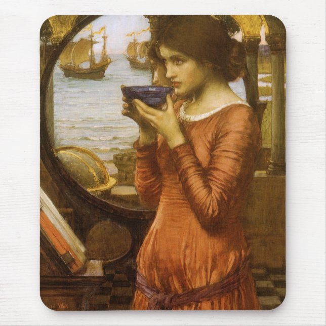 Mousepad Destino por John William Waterhouse (Frente)