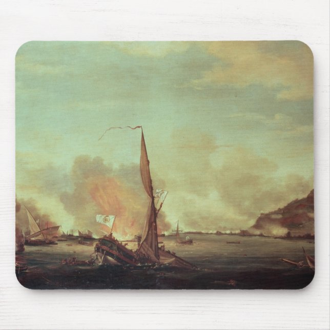 Mousepad Destruição das baterias de flutuação em (Frente)