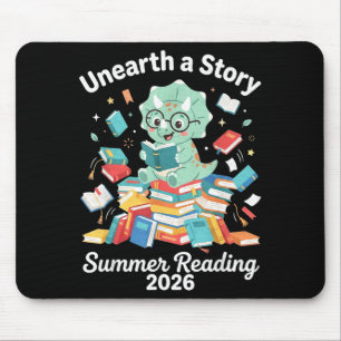 Mousepad Desvendar uma história verão leitura 2026 bibliote