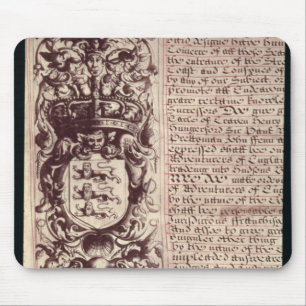 Mousepad Detalhe da margem da mão esquerda