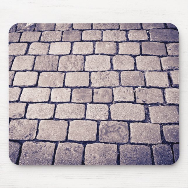 Mousepad Detalhe da Rua de Paralelepípedos, Horizontal (Frente)