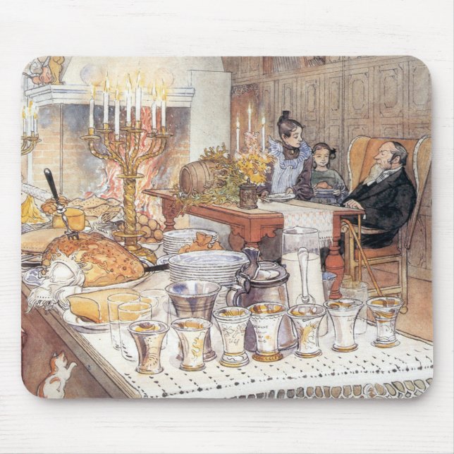 Mousepad Detalhe da Véspera de Natal (Natal Tradicional Sue (Frente)