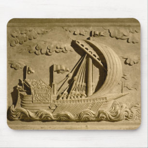Mousepad Detalhe de um navio de guerra Venetian