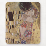 Mousepad Detalhe do Beijo - Gustav Klimt<br><div class="desc">Famoso quadro romântico de Gustav Klimt. O Beijo é uma bela obra-prima para verdadeiros amantes da arte do excelente. Este é um detalhe maravilhoso desta pintura clássica.</div>