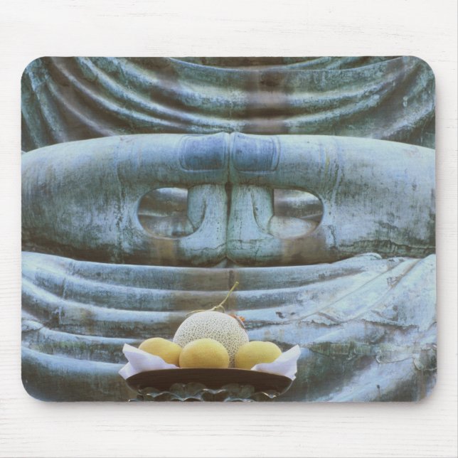 Mousepad Detalhe do Buda Excelente, Templo Kotokuji, Kamaku (Frente)