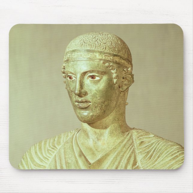Mousepad Detalhe do Charioteer de Delphi, c.470 BC (Frente)