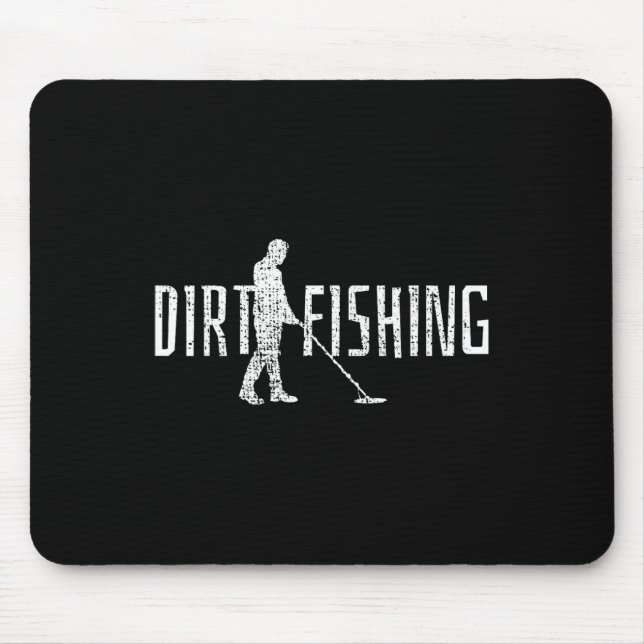 Mousepad Detector de Detecção de Metais a Pescar (Frente)