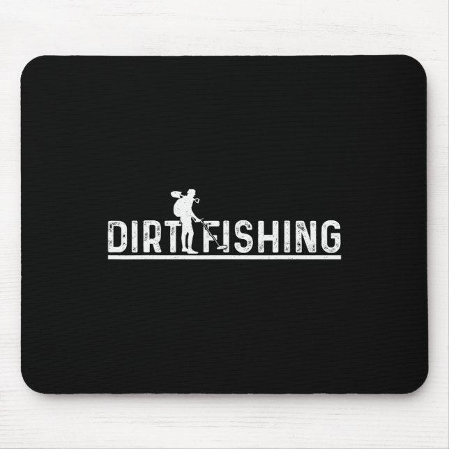 Mousepad Detector de Metais Detector Detecção Pesca 1  (Frente)