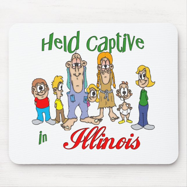 Mousepad Detenção de Captivo em Illinois (Frente)