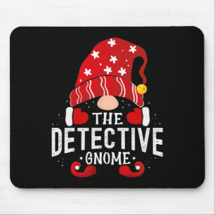Mousepad Detetive Gnomo Correspondendo Pjs De Natal Para Fa