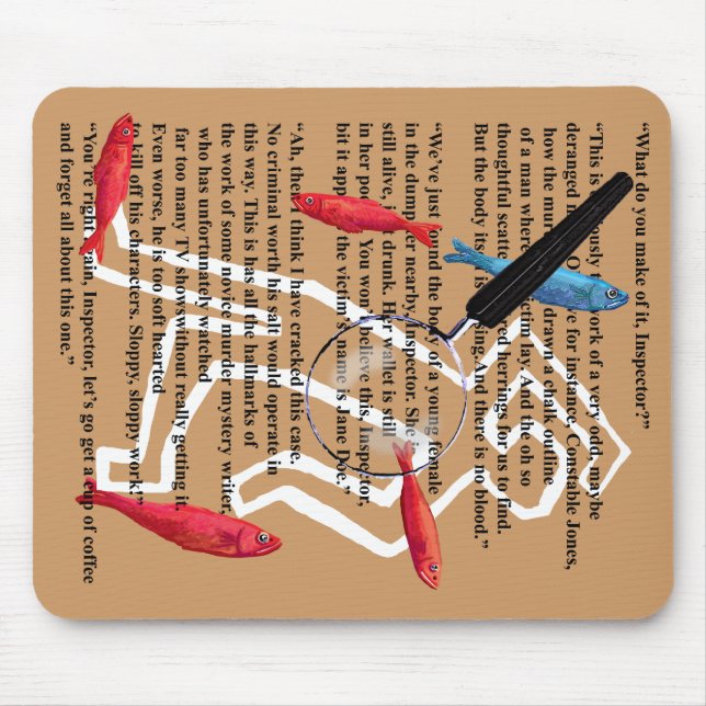 Mousepad Detetive Mistério Escritor (Frente)