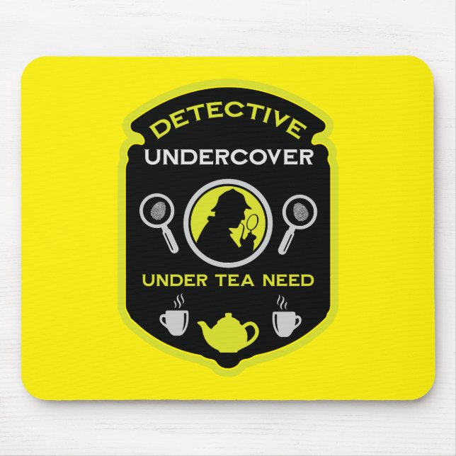 Mousepad Detetive Themed Funny Tea (Frente)