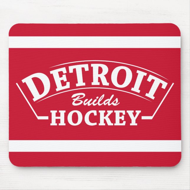 Mousepad Detroit constrói um mouse de hóquei (Frente)