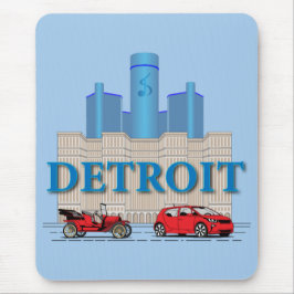 Mousepad Detroit Michigan Estados Unidos
