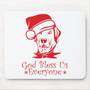 Mousepad deus abençoe de Natal