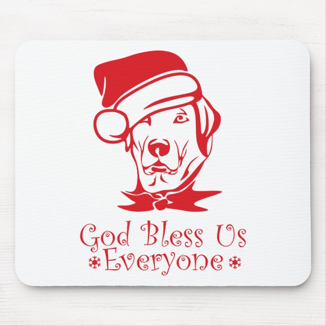 Mousepad deus abençoe de Natal (Frente)