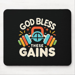 Mousepad Deus abençoe Estes Ganham Construção De Ardósia Mu