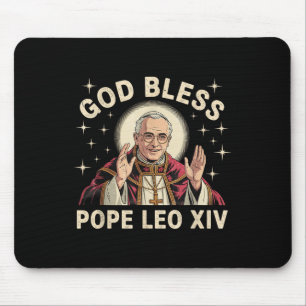 Mousepad Deus abençoe Papa Leo Xi