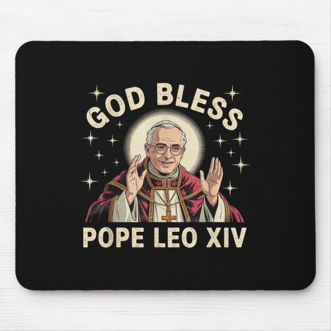 Mousepad Deus abençoe Papa Leo Xi (Frente)