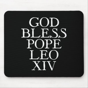 Mousepad Deus abençoe Papa Leo Xiv Papal Americano
