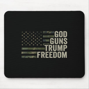Mousepad Deus Arma Liberdade Imensa - Camuflagem Engraçada