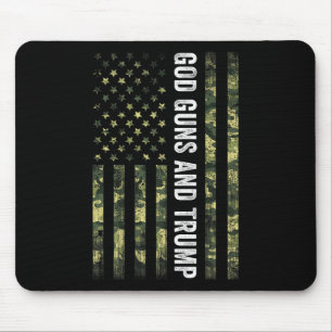 Mousepad Deus Armas E segundo De Tromboço Emenda Usa Bandei