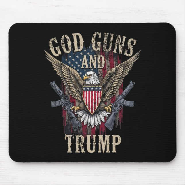 Mousepad Deus Armas E Trump  (Frente)
