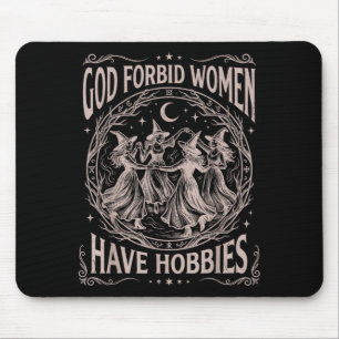 Mousepad Deus Celestial Retrô Proíbe Mulheres de Ter Passat