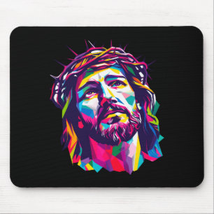Mousepad Deus Cristão Christus Religioso Acredita Abençoado