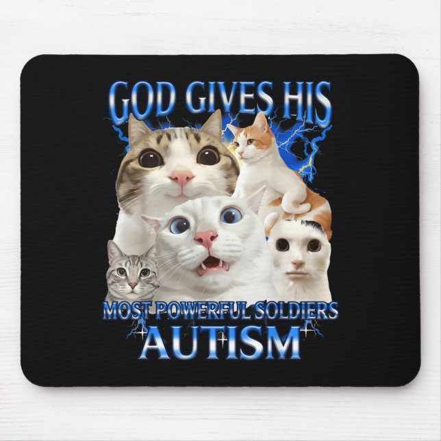 Mousepad Deus dá aos soldados mais poderosos consciência do (Frente)