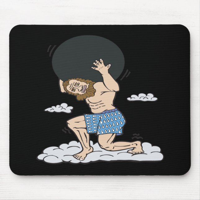 Mousepad Deus da boliche (Frente)