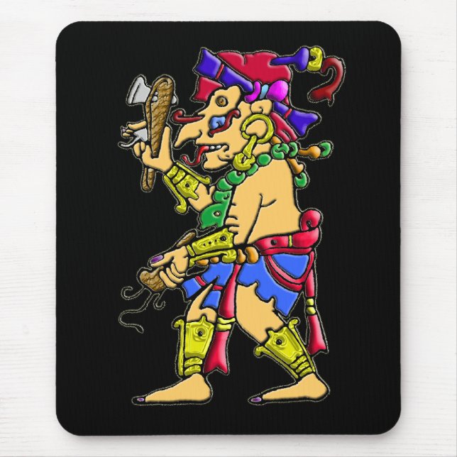 Mousepad Deus da chuva Chac mayan (Frente)