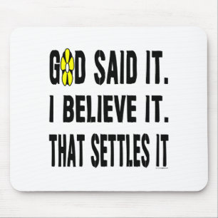 Mousepad Deus Disse