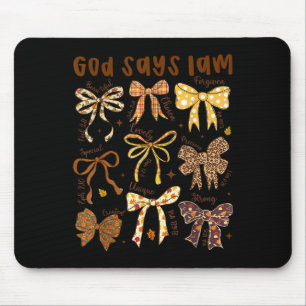 Mousepad Deus Diz Que Eu Sou Arco Coqueteiro De Queda Chris