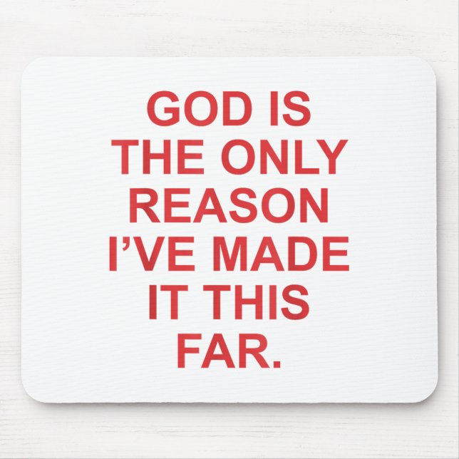 Mousepad Deus É A Única Razão Que Eu Fiz Este Jes Muito Eng (Frente)