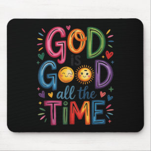 Mousepad Deus É Bom O Tempo Todo Jesus Cristo Christian Gi